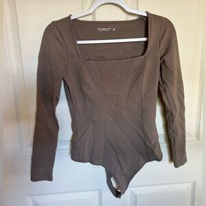 Abercrombie & Fitch - Soft A&F Collection brown bodysuit